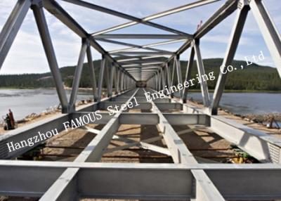 中国 交通構造のために電流を通されるプレハブQ355鋼鉄モジュラー鋼鉄ベイリー橋 販売のため