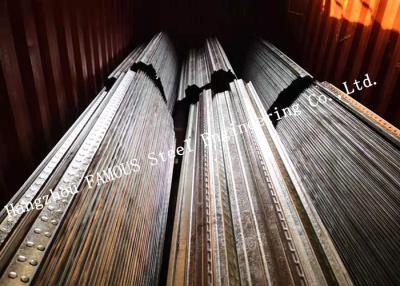 Chine feuille composée en acier de Decking de plancher galvanisée par 2.0mm pour la construction de plancher à vendre