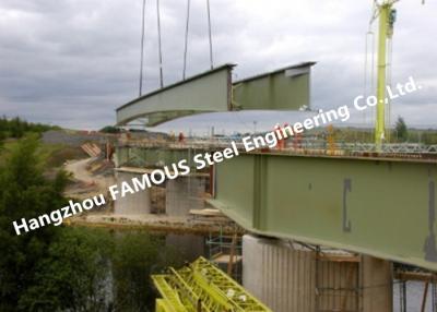 Chine Boîte lourde en acier composée concrète de structure métallique de pont à poutres de cadre en acier modulaire à vendre
