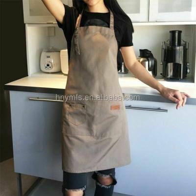 China Polycotton TC Fabric Apron Adjustable Tie With Button 2 Pocket Hotel & Bar Chef Works Clothing for sale