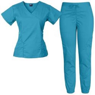 China Custom Rayon Mix Fabric Cotton Hospital Surgical Healthcare Worker Scrubs for sale