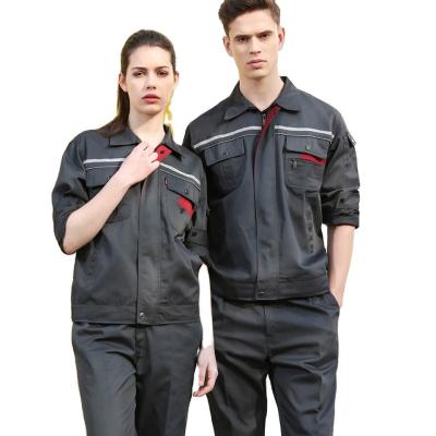 China Guardapolvos uniformes de encargo del Workwear de la gasolinera del trabajador industrial en venta