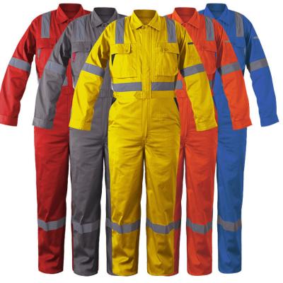 China Material reflexivo uniforme do algodão do trabalhador industrial do estilo do OEM à venda