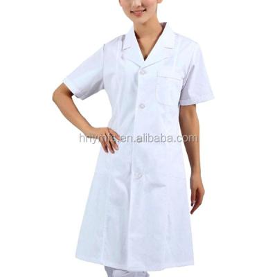 China 100% Cotton Unisex OEM Hospital Medical Lab Coat Custom Sizes for sale