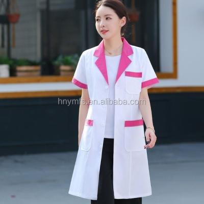 China El uniforme blanco de los doctores trabajador industrial de la clínica médico friega el uniforme para las mujeres en venta