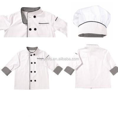 China Cocinero respirable Clothes del restaurante uniforme del hotel de las barras de servicio del OEM en venta