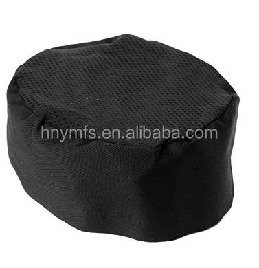 China Breathable Mesh Adjustable Chef Hat Cap Polyester Cotton Material for sale