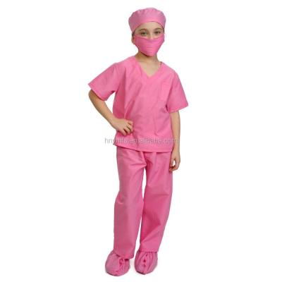 China Fancy Kids Doctor Costume Medical Costumes Scrubs Uniforms for sale