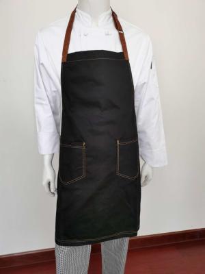 China OEM Hotel Cooking Chef Work Apron Custom Restaurant Kitchen Cooking Apron for sale
