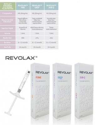 China Revolax Fine Deep Sub-Q Hyaluronic Acid Cross Linked Dermal Filler 1.1ml for sale
