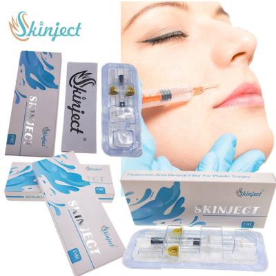 China Skinject 1ml Fine Hyaluronic Acid Filler Anti Aging Anti Wrinkle Injection Dermal Filler for sale