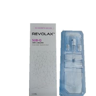 Κίνα 1.1 ml Revolax SubQ Cross Linked HA Filler Το Revolax SubQ είναι ένα από τα πιο αποτελεσματικά φάρμακα για την αντιμετώπιση της κατάθλιψης. προς πώληση