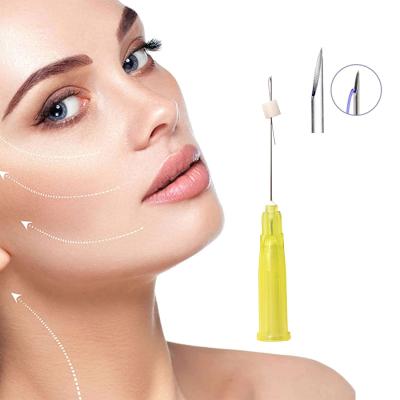 China Korea Pdo Medical Suture Face PDO Thread Lift Pcl Sharp 26G 27G Gauge for sale