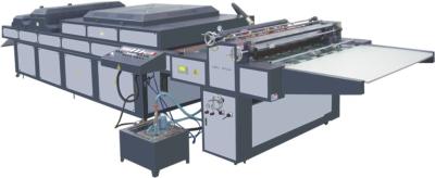 China Semi Automatic UV Coating Post Press Equipment  PLC Control Coated Equipment for sale
