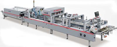 China Automatic Folder Gluer for 4 corner / 6 corner box with Crash bottom and Pre folding width 880mm for sale