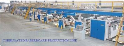 China Linha de produção ondulada do equipamento da imprensa da placa de papel da camada de alta velocidade pre à venda