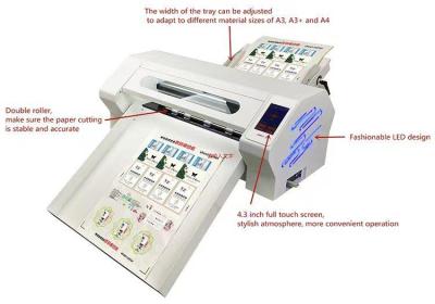 China Alta máquina de hojas múltiples profesional del cortador de la etiqueta de la alimentación auto para la industria de impresión en venta