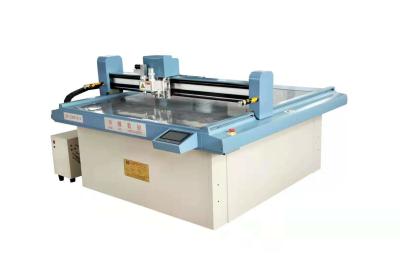 China Flat Bed Paper Oscillating Knife Cutter Cardboard Carton Box Sample Maker Cutting Machine for sale