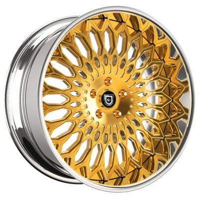 China Lexani LF-742 Rims Deep Dish Forged Wheels 2PC Configurations for sale