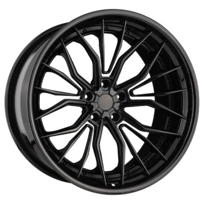 China Staggered Spokes Ferrari Forged Wheels Deep Dish 16-26 Inch for sale