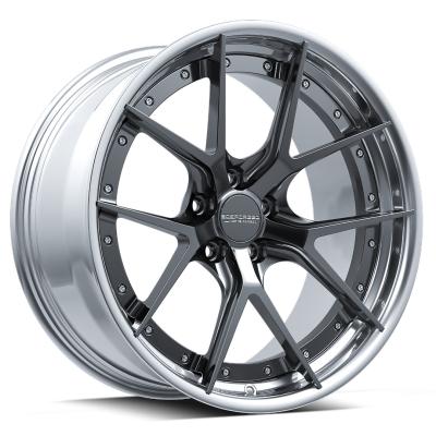 China JWL Forged 2 Piece Alloy Wheels UF/2-101 2PC Configurations for sale
