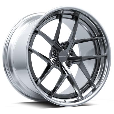 China Staggered 26 Inch 2 Piece Forged Wheels UF/2-123 Width 7-14J for sale