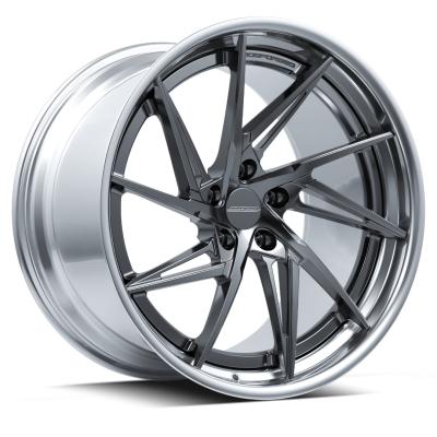China 2 Piece Forged Wheels UF/2-114 6061-T6 Wheel 2PC Options for sale