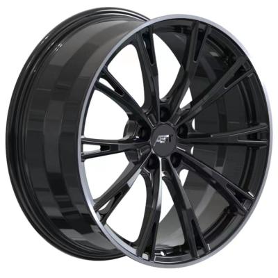 China ABT Sportsline Gr-F Glossy Black Audi Forged Wheels 6061-T6 Aluminum Alloy for sale