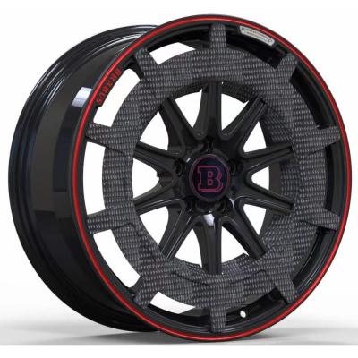 China Carbon Fiber Brabus Forged Wheels For Mercedes Benz AMG S63 for sale