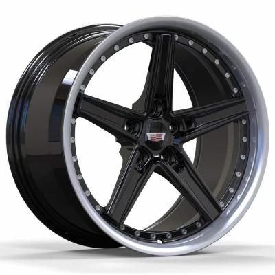 China 18'' Deep Dish 2 Piece Forged Wheels For Cadillac ATS for sale