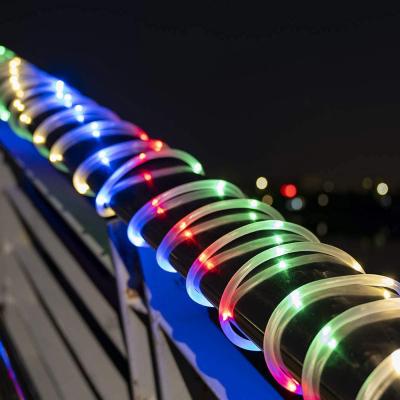 China Garden Indoor Outdoor LED Holiday Lights Leather LED Tube Rope Lights for sale