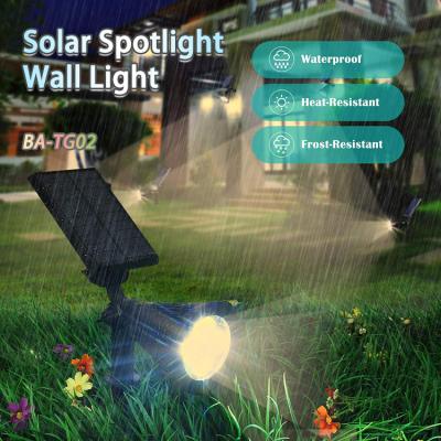 中国 Landscape Solar Spot lights 7 LED Bulb RGB Color Changing Heat / Frost Resistant 販売のため