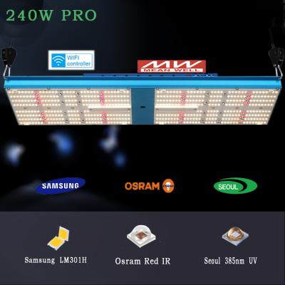 中国 Ir紫外線385nm 624umol/s LM301H LEDは軽く育つために軽いETLの240Wによって導かれるハーブを育てる 販売のため