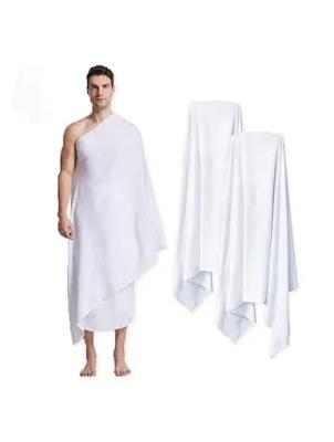 China Microfiber Ahram Ihram Ehram Towel Set Hajj Umrah Islamic Dress For Male for sale