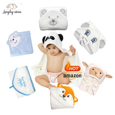 China High Expectation Custom Bamboo Cup Baby Cup Viable Different Animal Shape Big Expectation Hooded Towel for sale