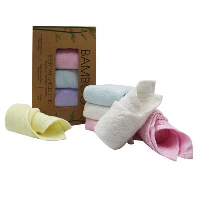 China Baby Handkerchief Fiber QUICK DRY Beautiful Color Soft And Shiny Bamboo Towel for sale