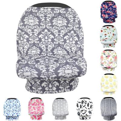 China Breathable Cotton Baby Car Seat Cover Beauty Printing ODM OEM Service for sale