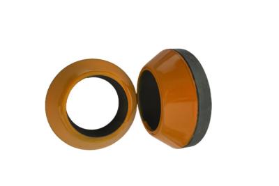 China Industrial Custom Compression Molded And Painting Rubber Parts 90 Duro for sale