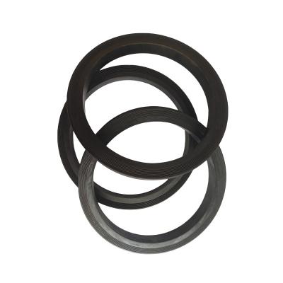 China Rubber ring with Brass Or Stainless Steel Backup Nitrile Rubber Seal Wing Union Hammer Seals for sale