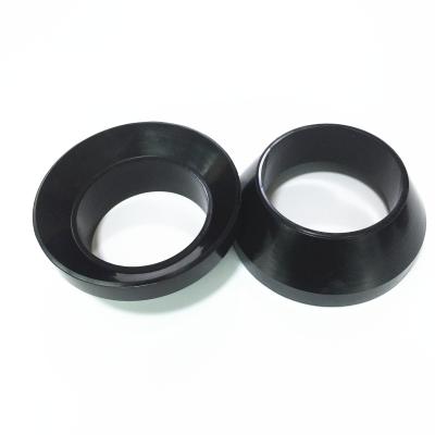 China Oil And Gas Rubber Packer Cup Black Color Ageing Resistance Weather Resistant for sale