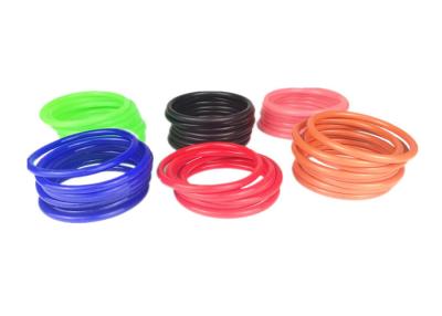 China Bright Color Silicone Rubber Seal Rings / Rubber Ring Gasket Anti - Aging for sale