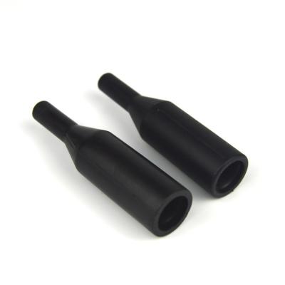 China Custom Made NBR Rubber Cable Shrouds / Rubber Wire Sleeve Black Color for sale