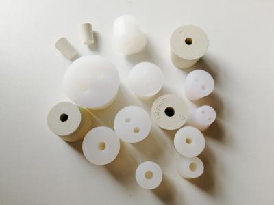 China Tapón del tapón de la goma de silicona del agujero del laboratorio uno para cualquier botella/tubo de ensayo en venta