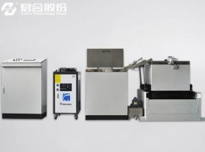 China Control de capa cargado grande del PLC del equipo de la escama del cinc del color azul en venta