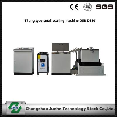 China Easy Operation Metal Coating Line Tilting Type Small Coating Machine White / Gray Color for sale
