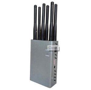 China 6 Bands Portable Mobile Signal  Jammer  Phoone 4G 3G WiFi Bluetooth for sale
