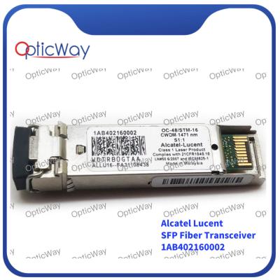 China 80km Fiber Optic SFP Module Alcatel Lucent 1AB402160002 2.67G 1471nm for sale