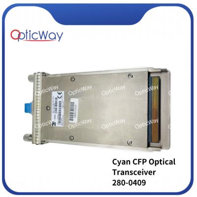 China Cyan 100G CFP Module 280-0409 100GBase-ER4 SMF 1310nm 40km Optical Transceiver for sale