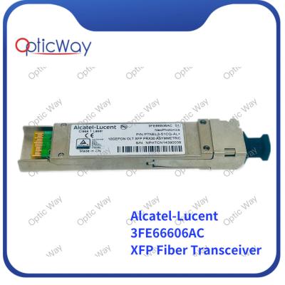 China Alcatel Lucent XFP Transceptor de fibra 3FE66606AC 01 10GEPON OLT XFP PRX30 10G 1G en venta