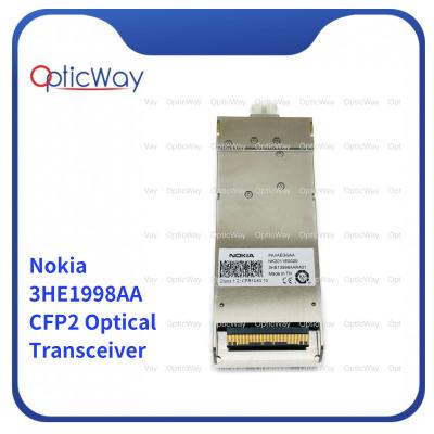 China SMF CFP2 Optical Transceiver Nokia 3HE13998AA 100G/200GBase 80km 1528.77nm-1568.36nm for sale